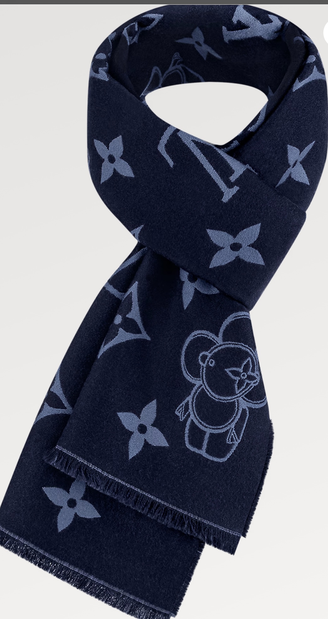Louis Vuitton men’s cashmere scarf image indicator(5)