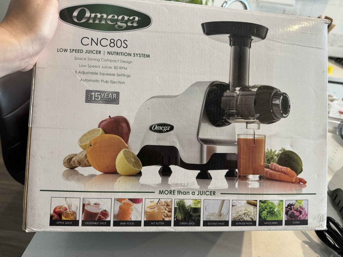 Omega Cold Press Juicer CNC80S - photo 3