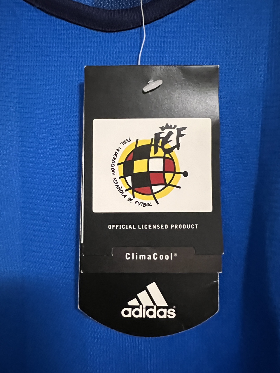 Spainv Blue Bird Soccer Jersey Shortsleeve (2004-2005) image indicator(2)