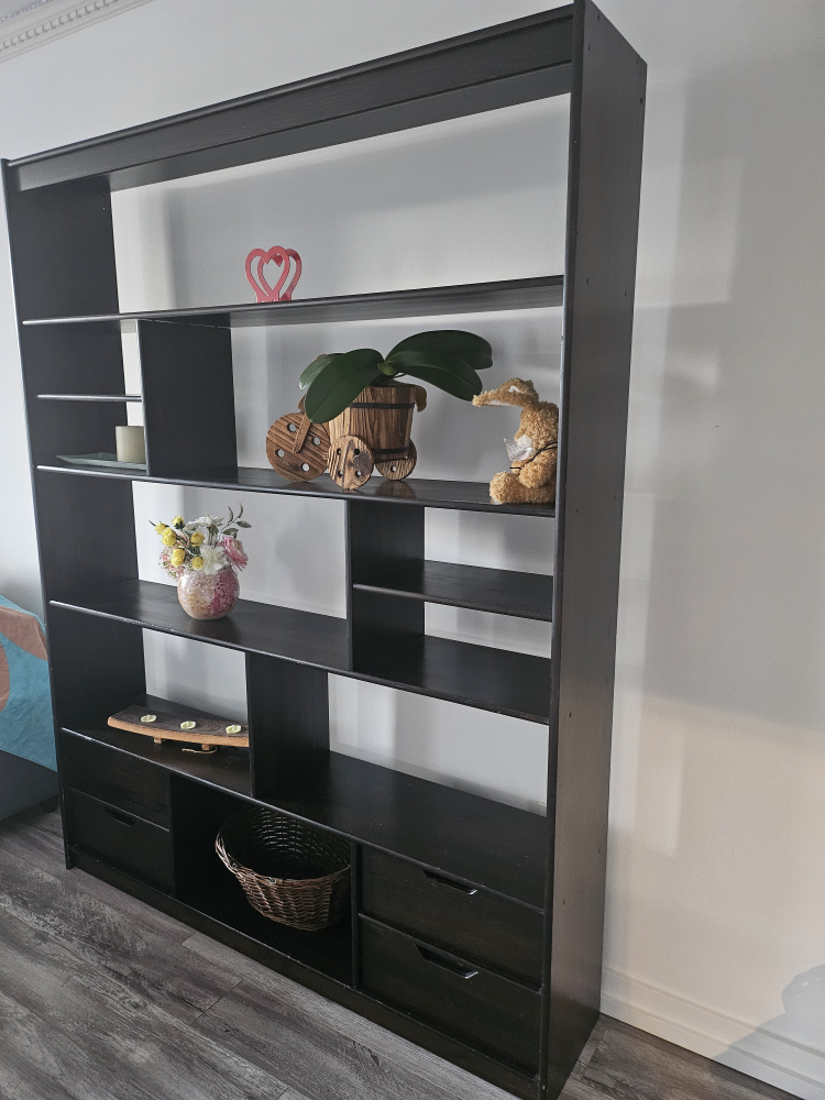 Unique Bookshelf with Drawers image indicator(4)