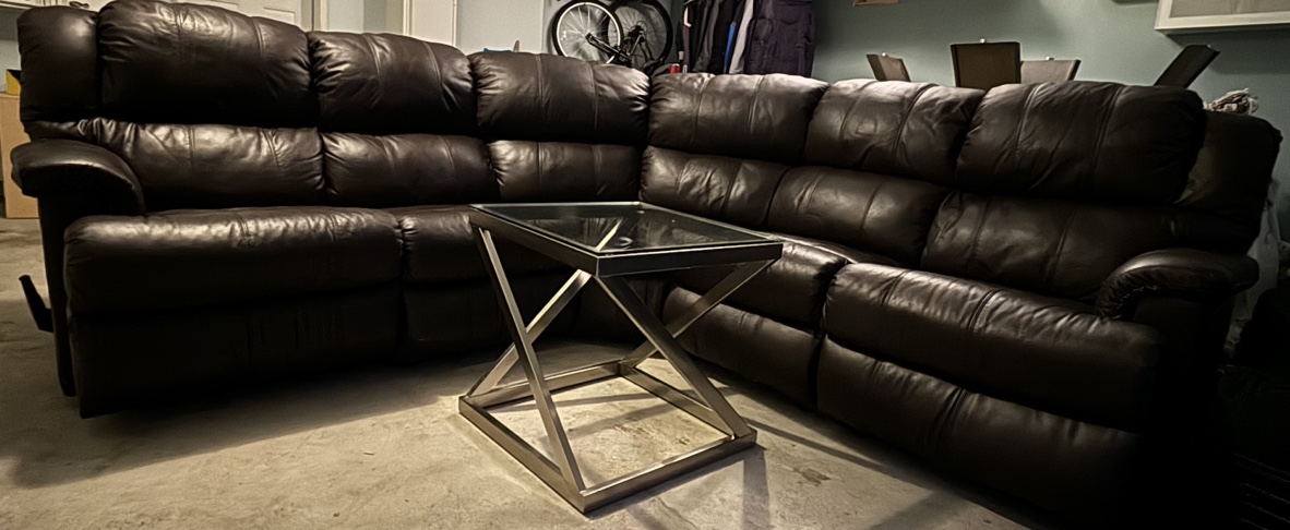 5 Seater Leather Sectional reclining Sofa for sale - photo 3