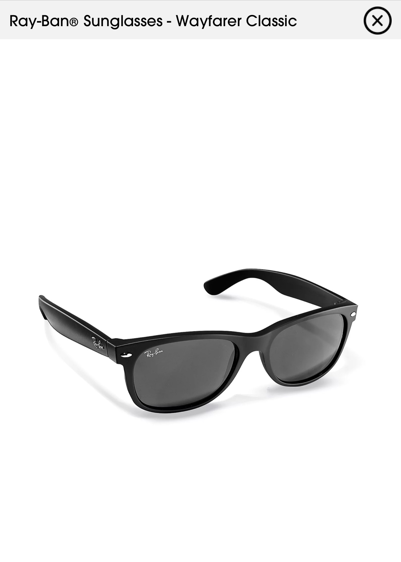Ray-Ban Sunglasses  Wayfarer Classic