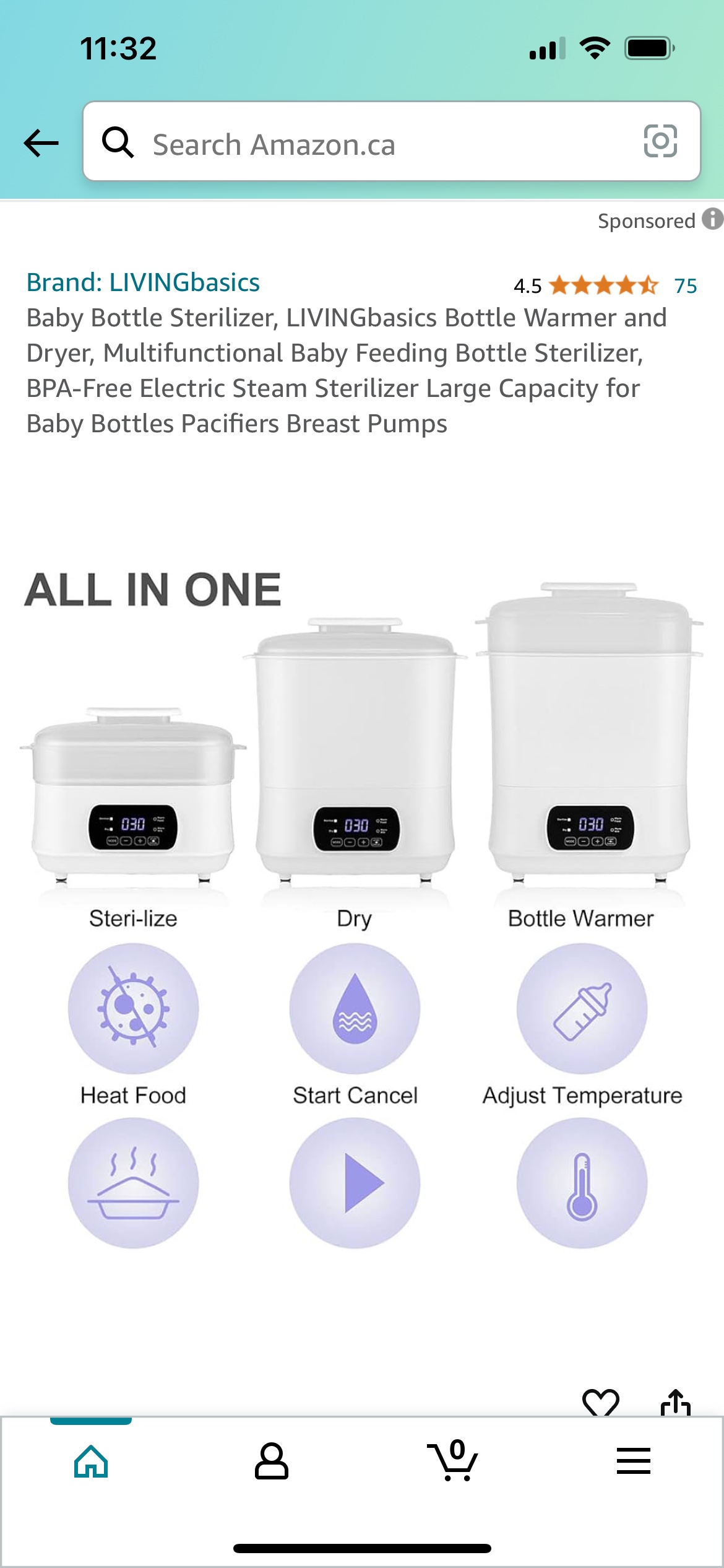 Baby bottle sterilizer, dryer, warmer - 4 in 1 bundle - photo 2