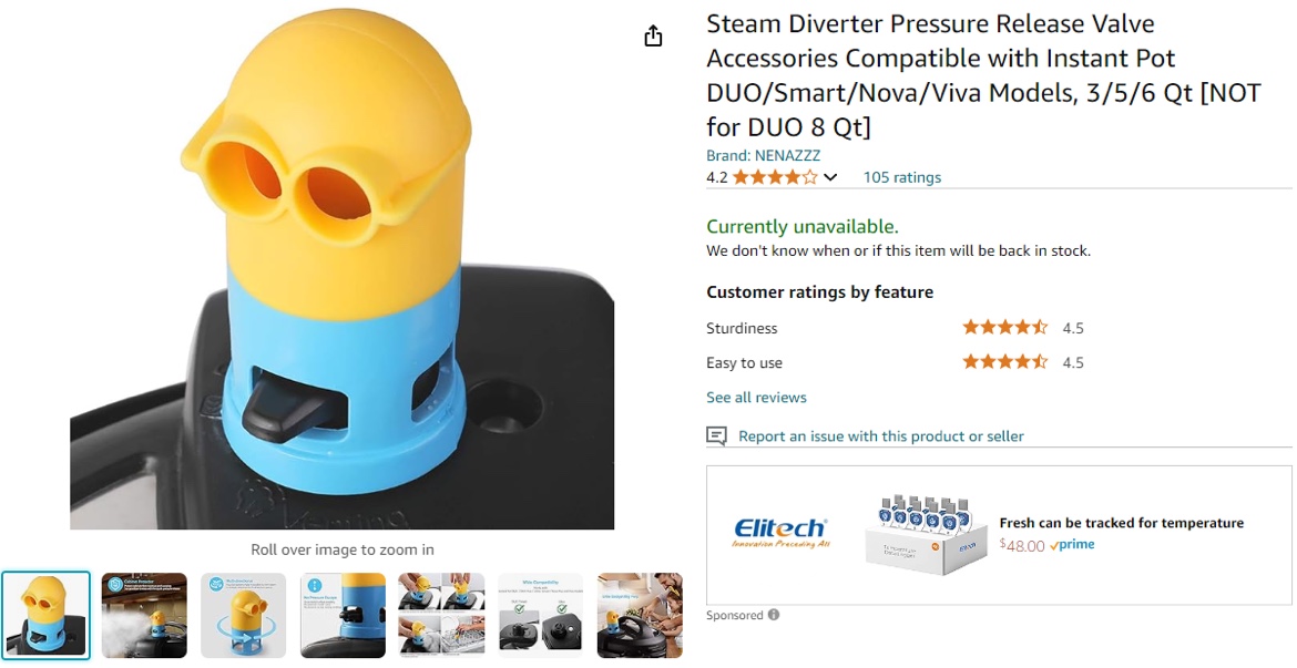 Instant Pot Duo 7-in-1 6 Quart Pressure - photo 5