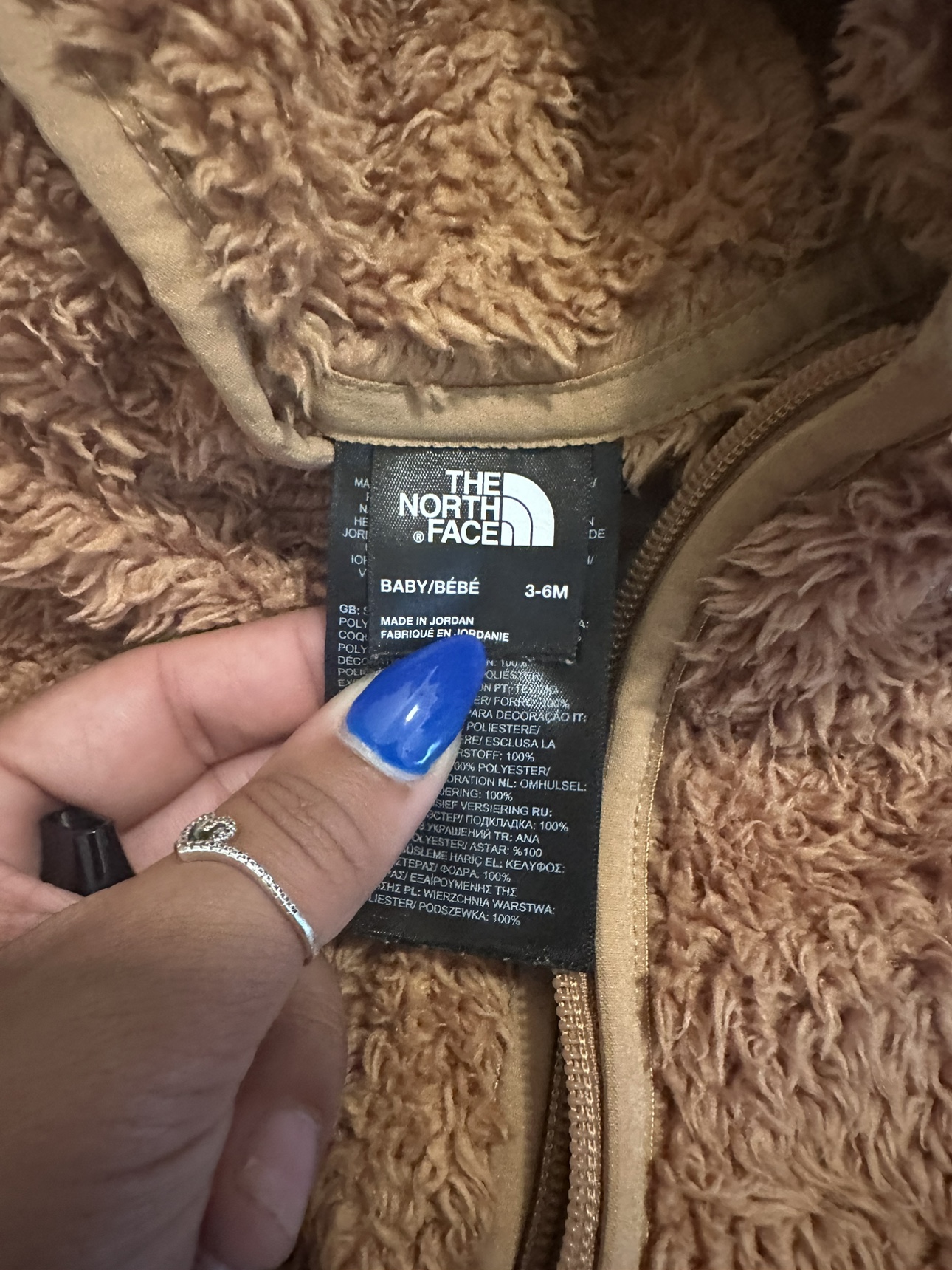 North face baby winter coat size 3-6m - photo 3
