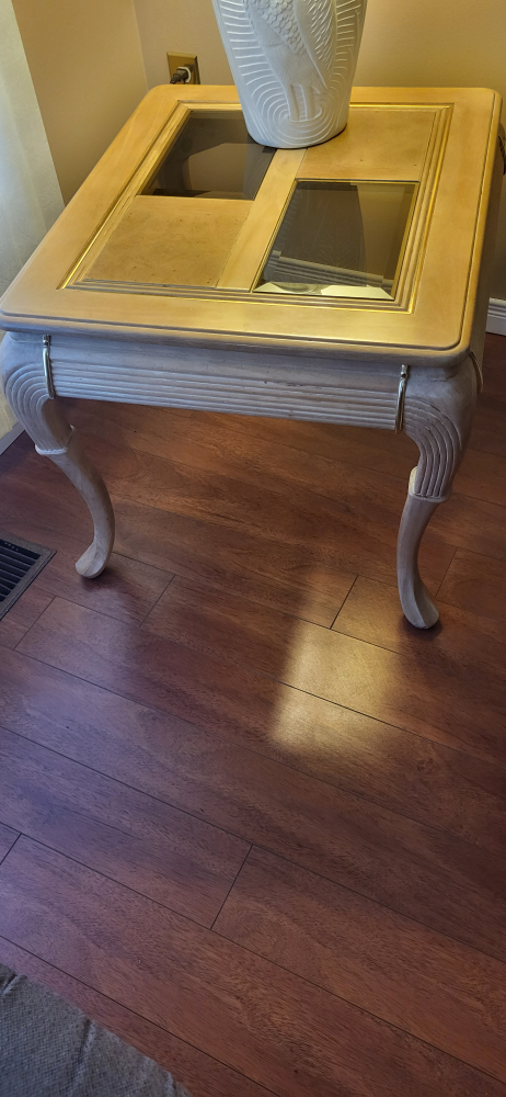 coffee table and 2 end tables