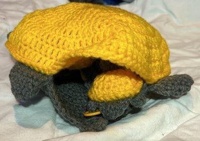 Handmade crocheted turtle matching game image indicator(3)
