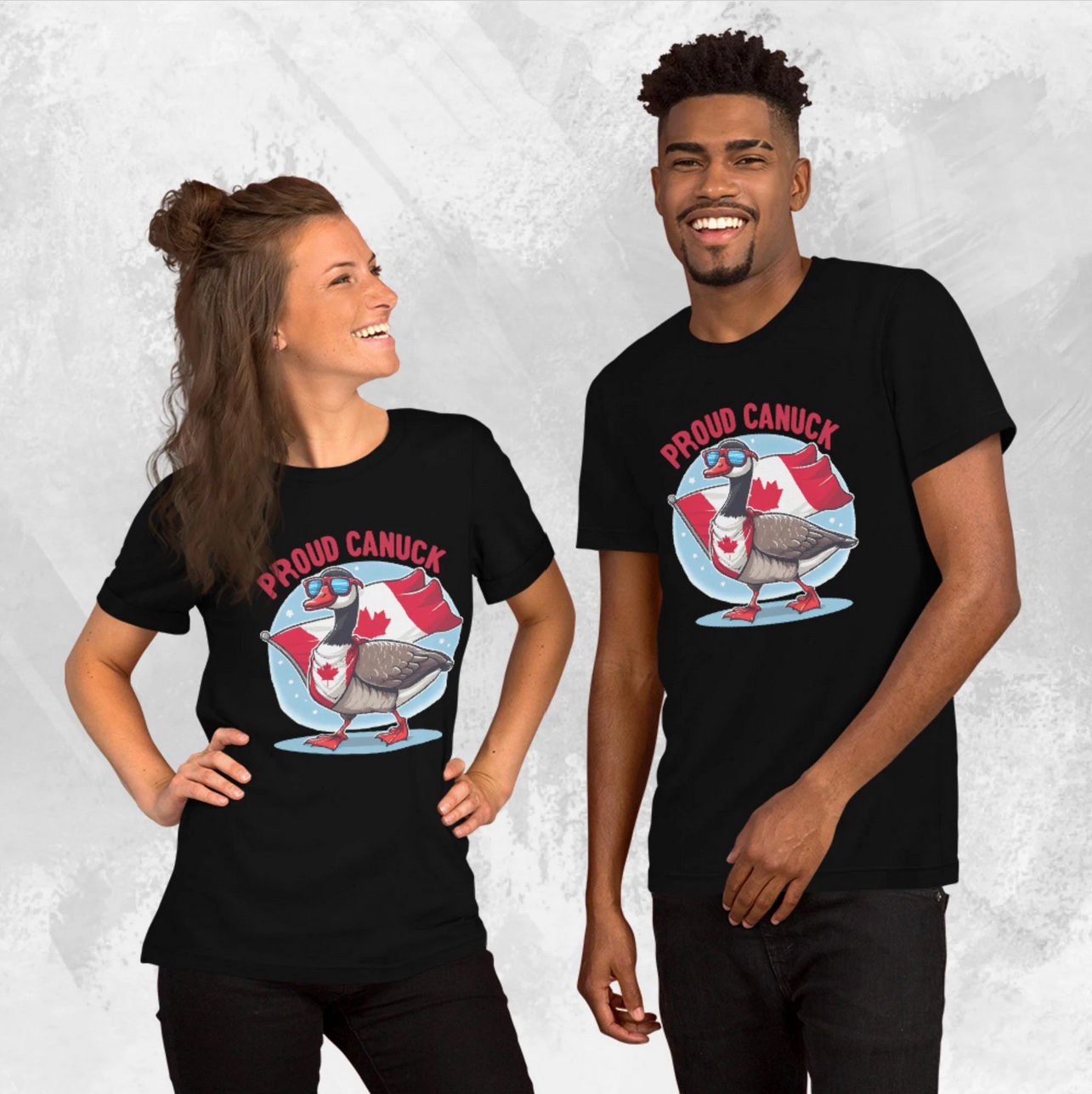 Proud Canuck Goose Funny Unisex t-shirt - photo 4