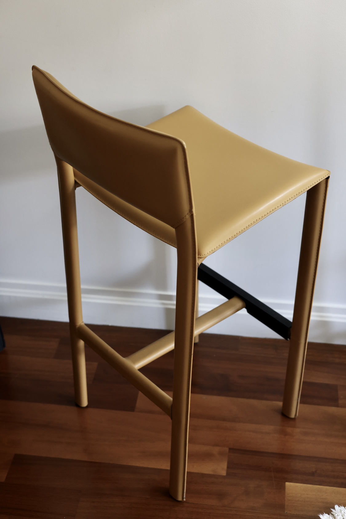 Two Room and Board Leather Bar Stools - photo 3