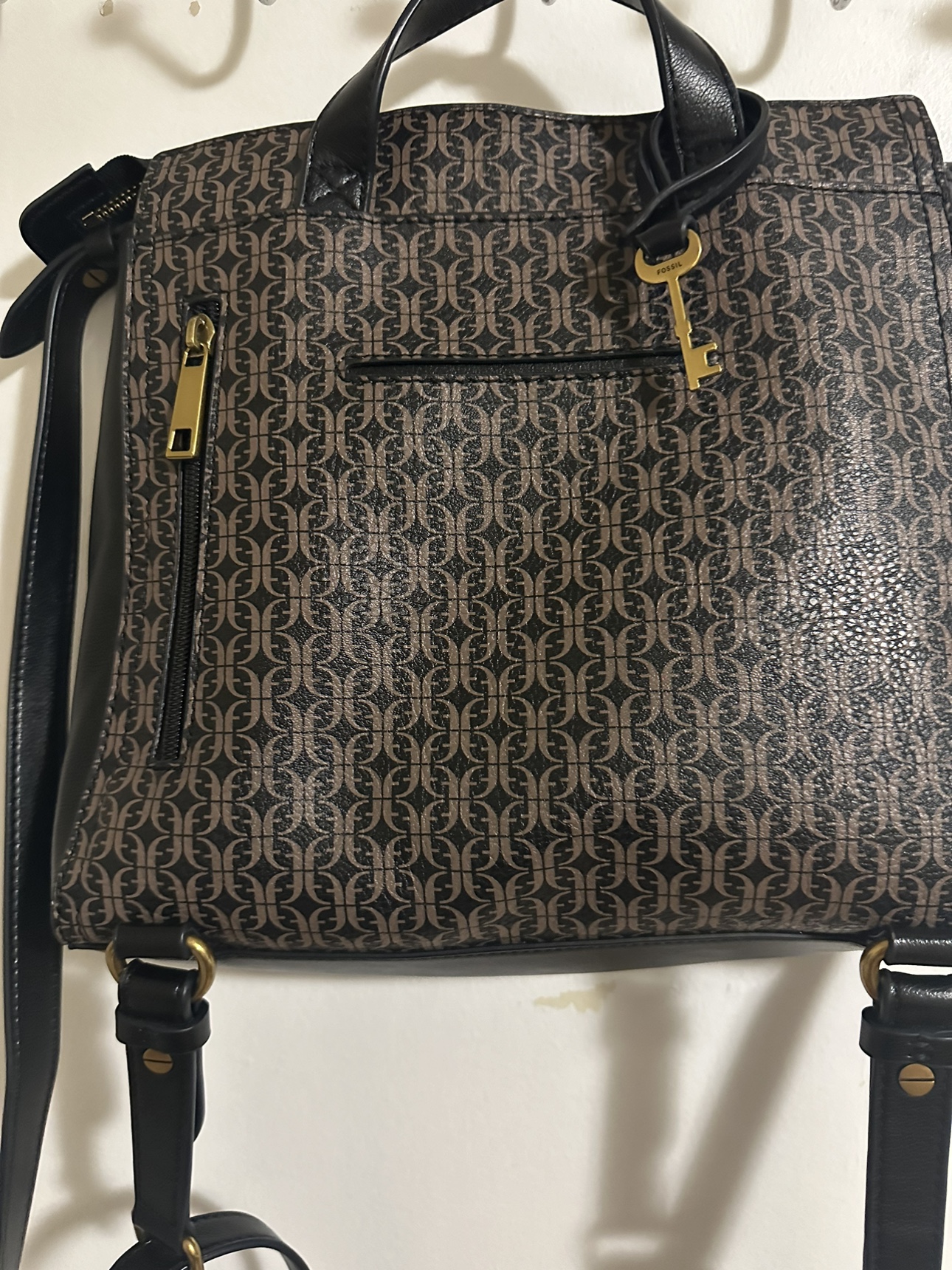 Leather Small Backpack by Fossil (Can Convert to Shoulder Bag) image indicator(4)