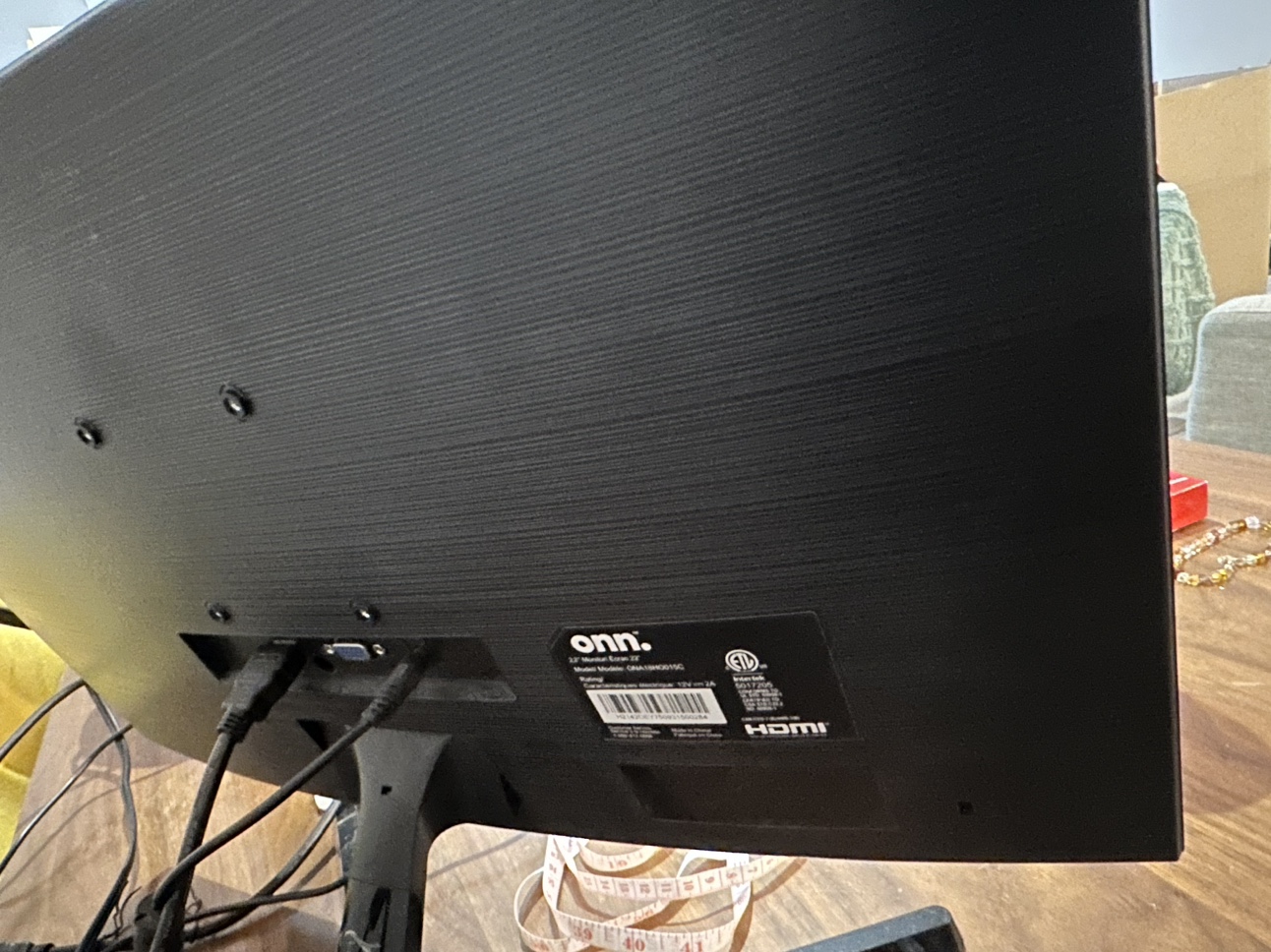 Onn HDMI Extended Monitor 21 inches