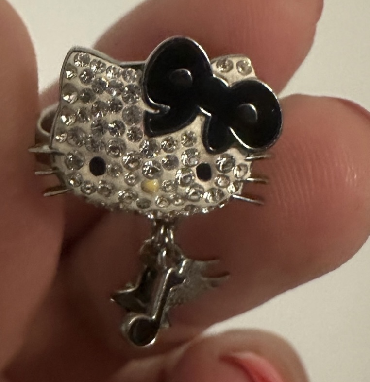 Ring Hello Kitty with swarovski crystals - photo 2