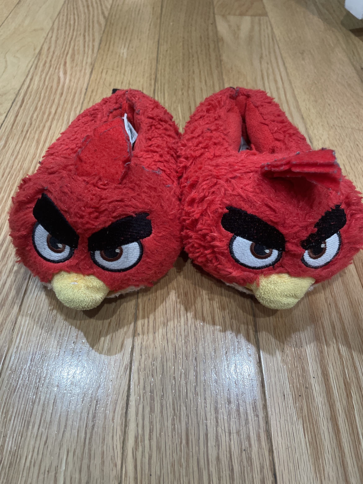 Free Angry Birds Slippers Size 9- 9.5