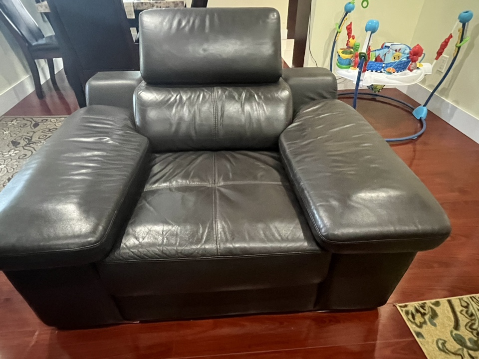 Leather sofa set - photo 3