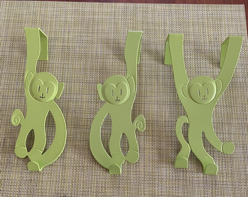 Over the door Clothes Hangers - Monkeys