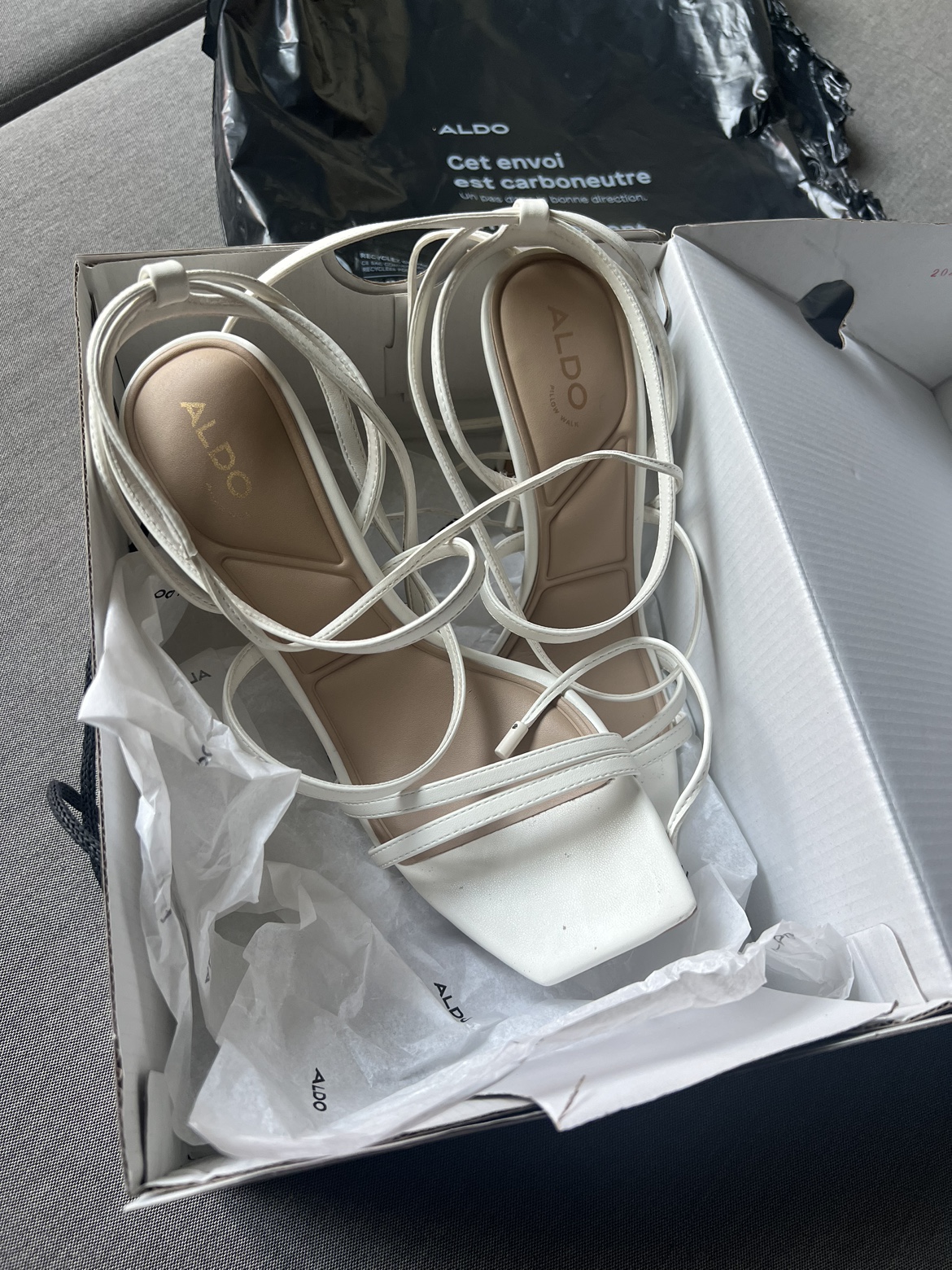 Brand new white heels - photo 2