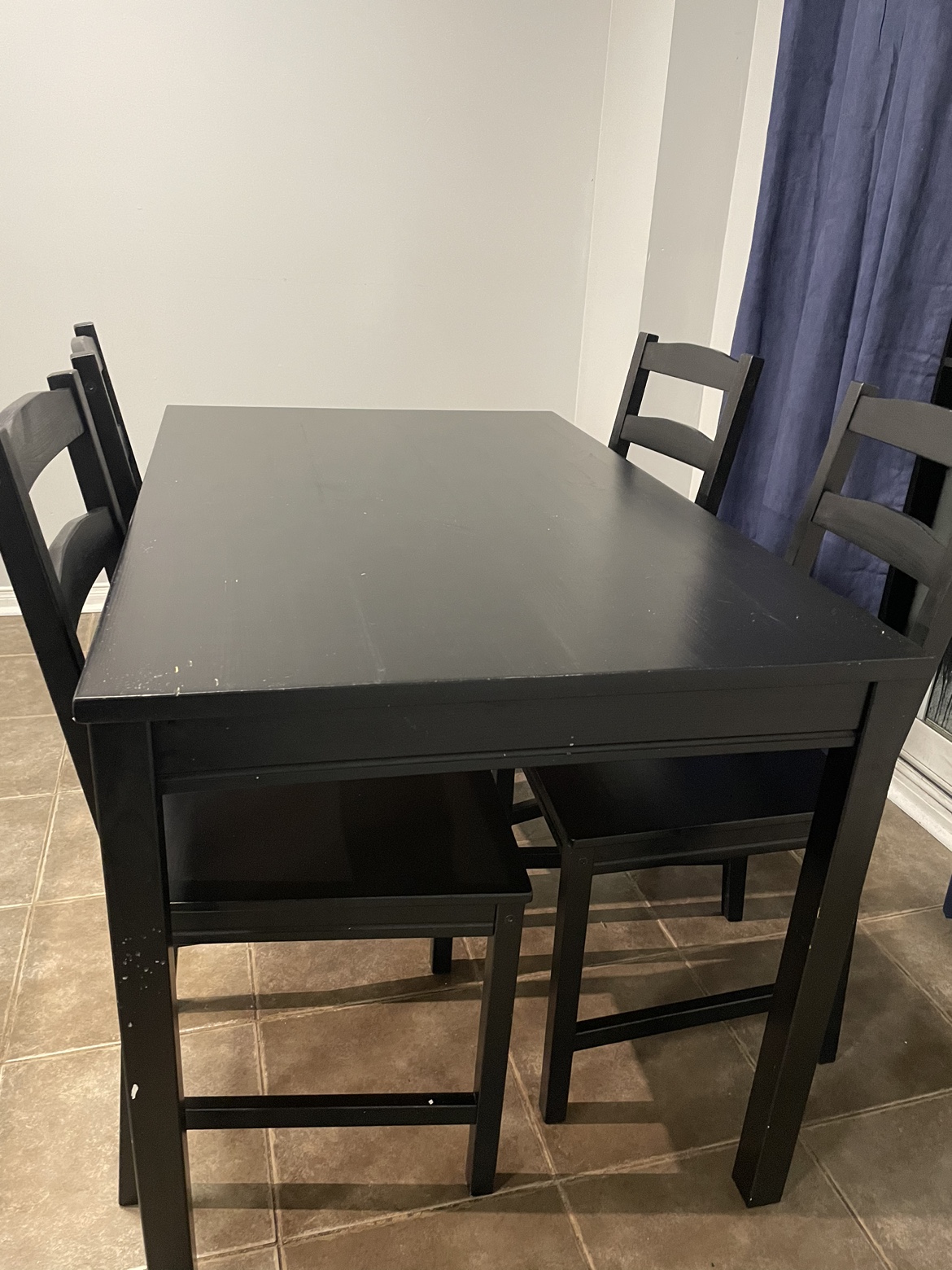 Dining table with chairs