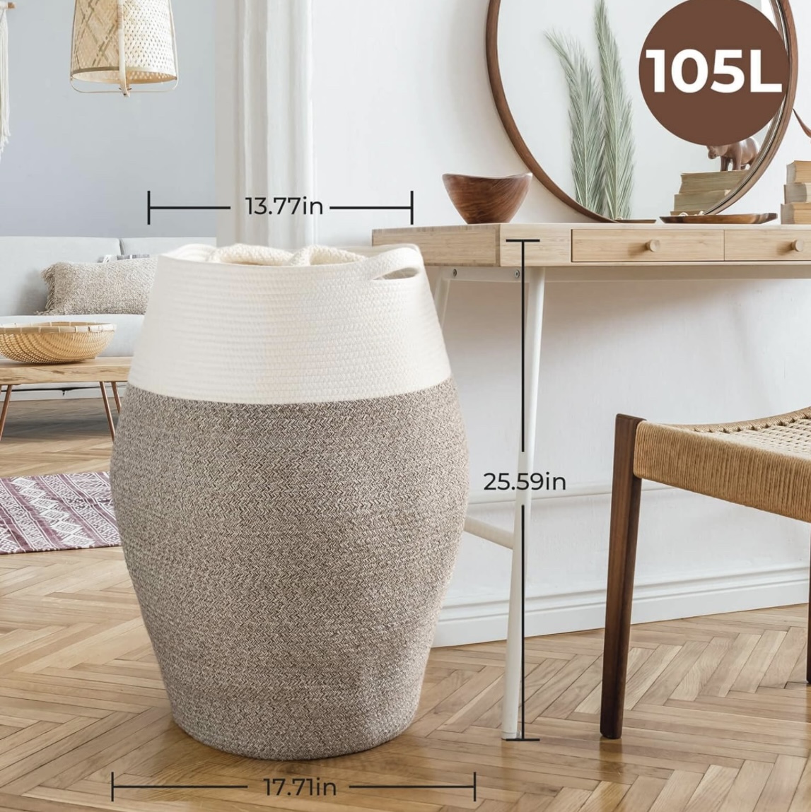 Tall Laundry Hamper - photo 3