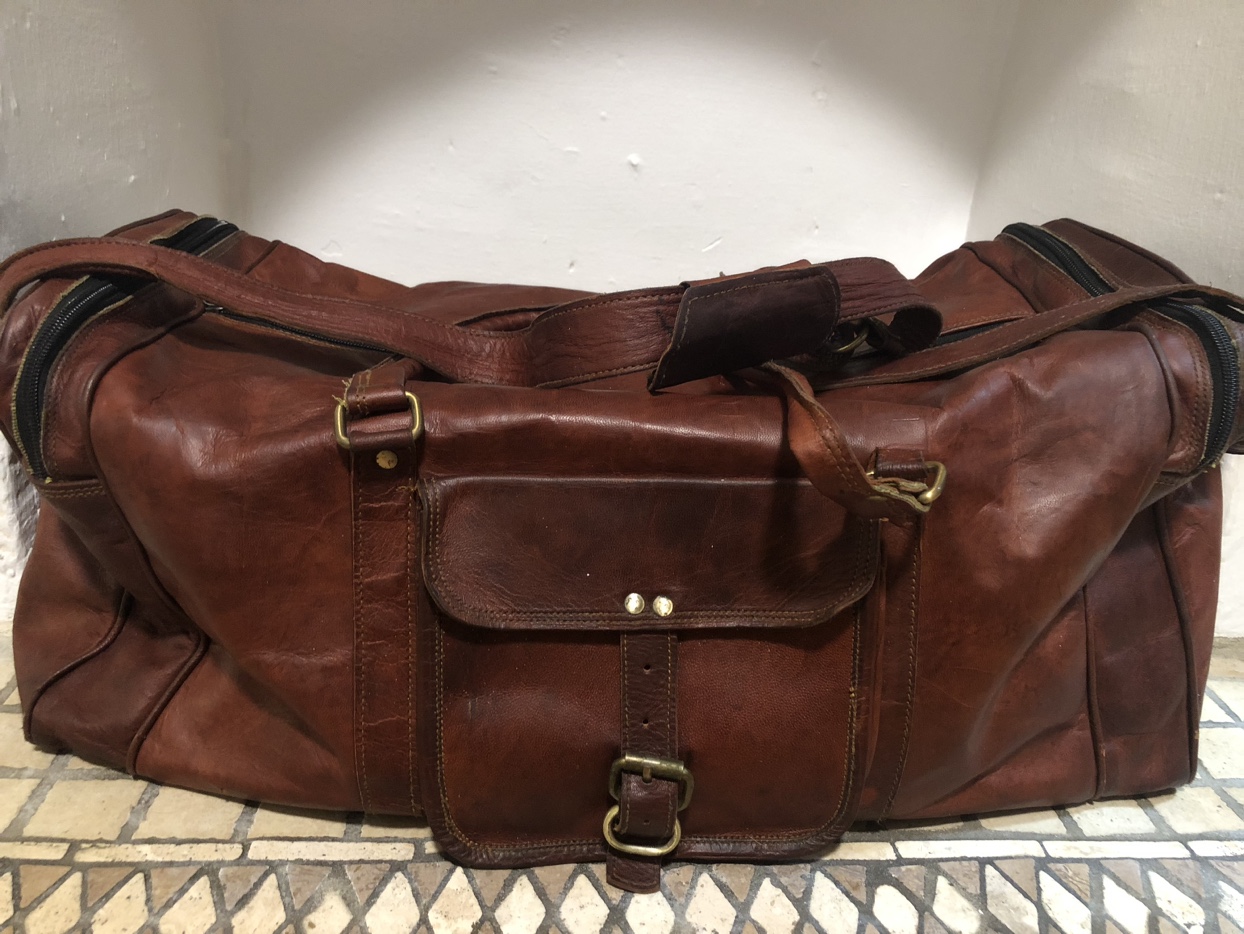 Genuine Leather Overnight Bag - photo 2
