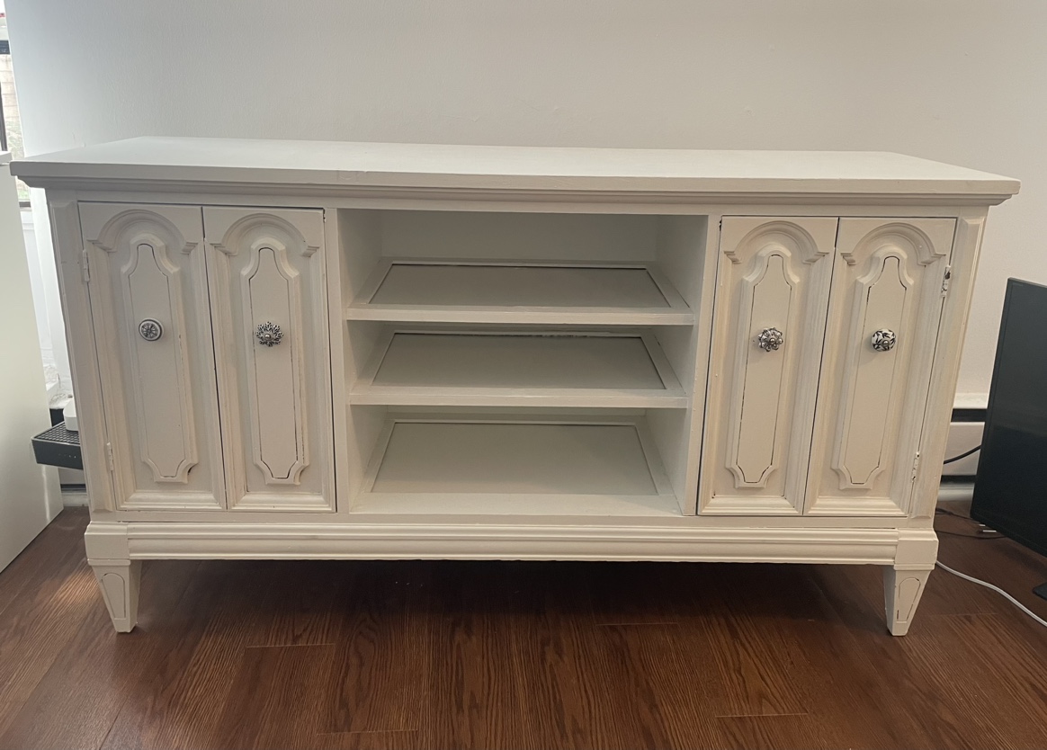 Refinished Wood Credenza