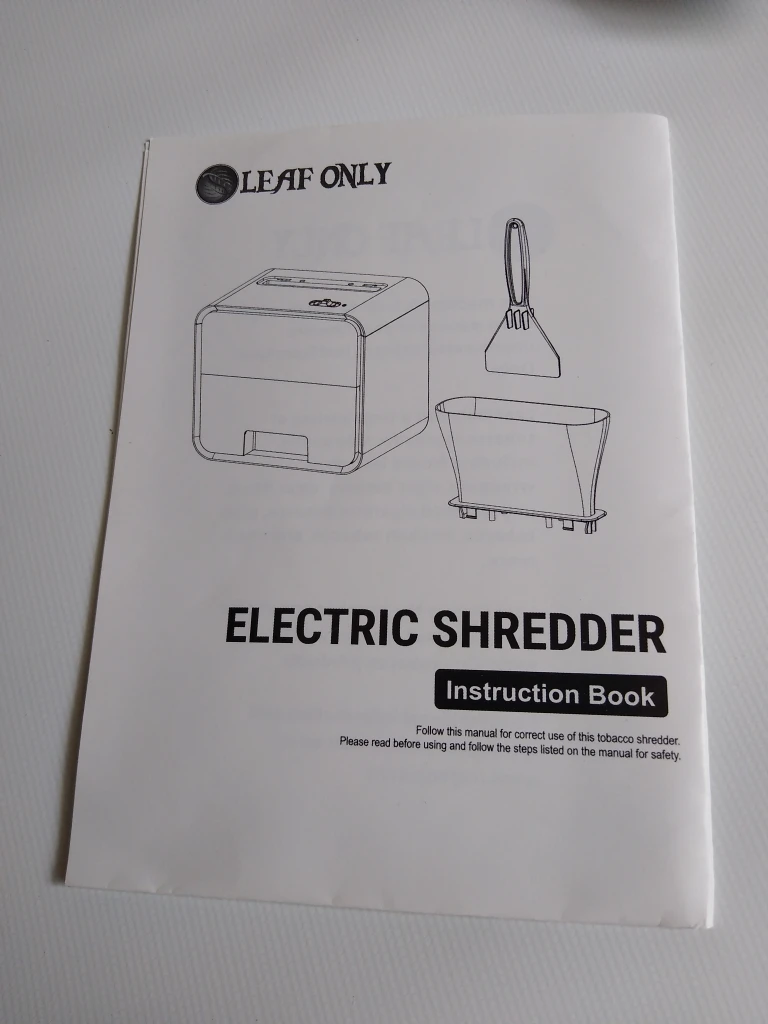 Tobacco Shredder image indicator(2)