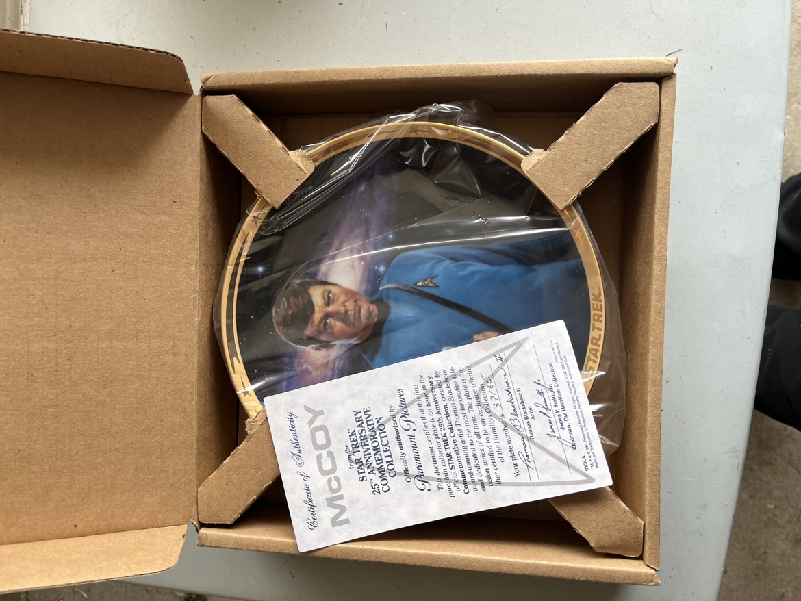 1994 Star Trek Plate Collection - photo 5