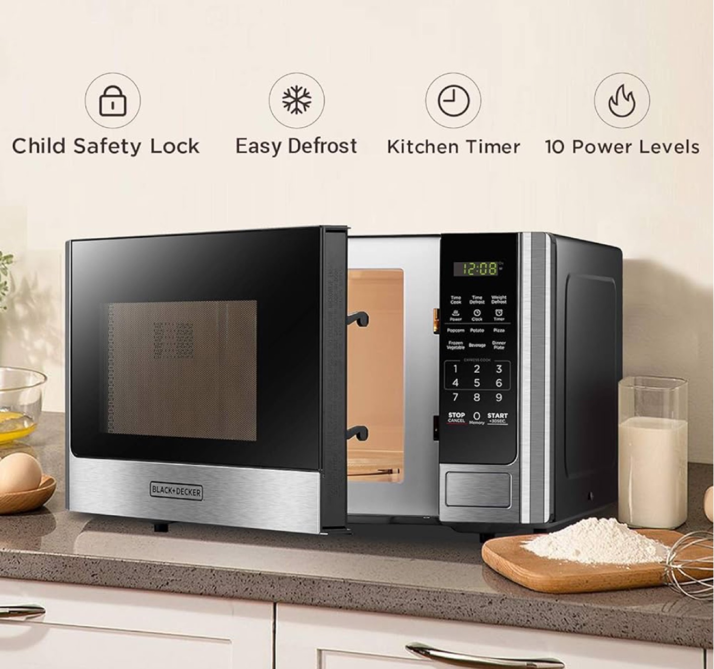 Black Decker Microwave - photo 3