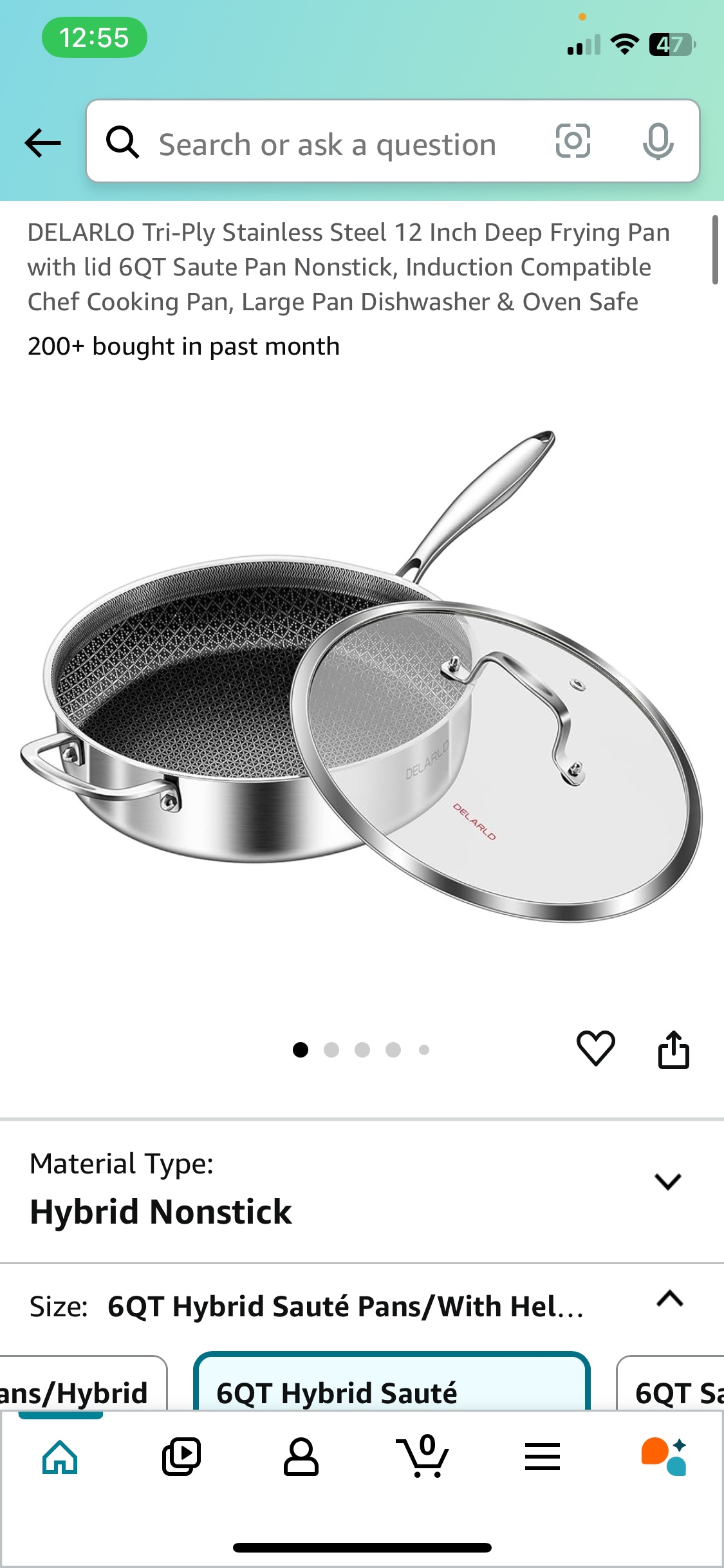 Saute Pan Nonstick - photo 2