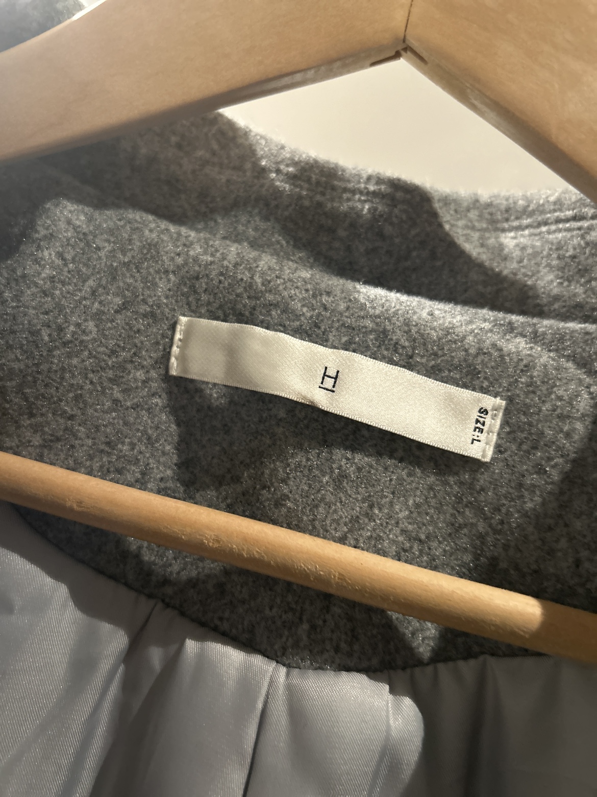 Grey mid-length Coat/Jacket from Korea (men: L/XL) - photo 2