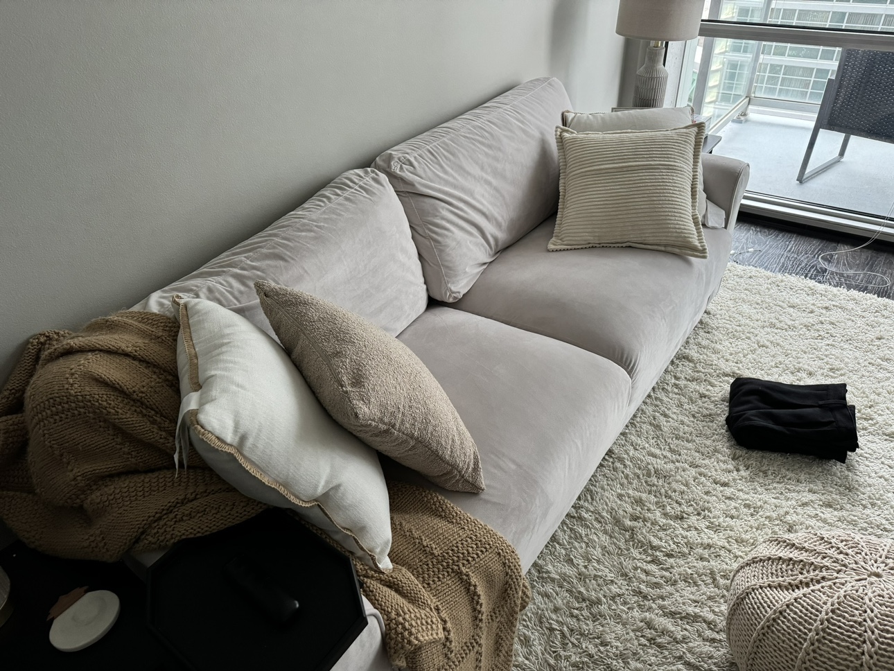 Wayfair Suede couch - photo 3