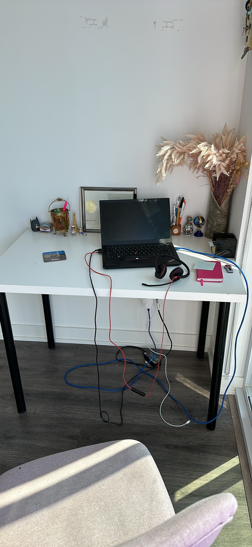 IKEA white desk