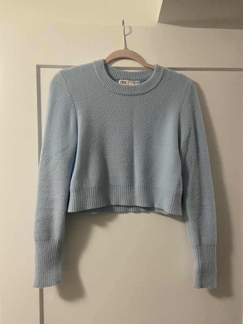 Zara Cropped Knit Jumper