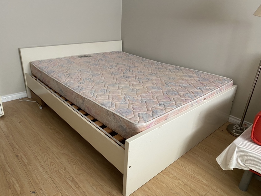 Queen Bed-frame and mattress