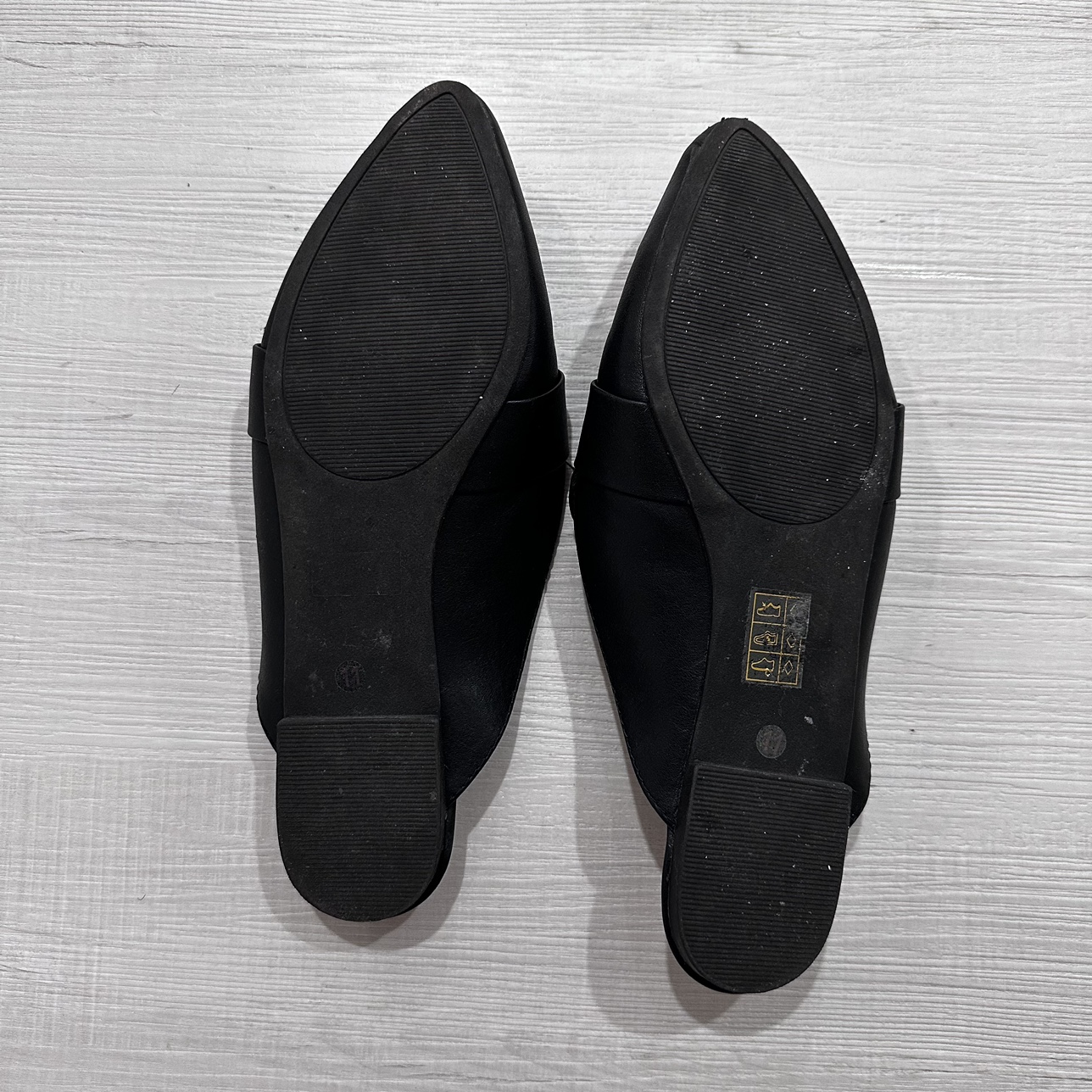 Le Chateau Black Mule Slippers image indicator(2)