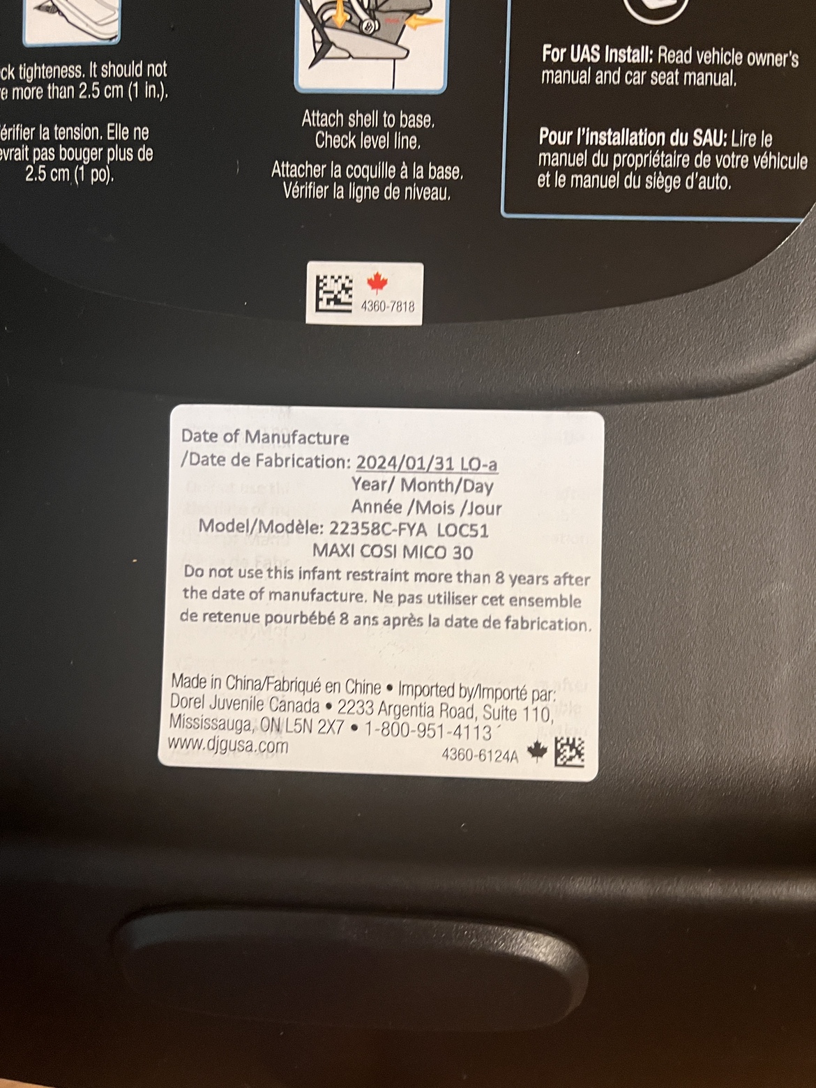 Brand New Maxi Cosi Mico 30 Car Seat image indicator(2)