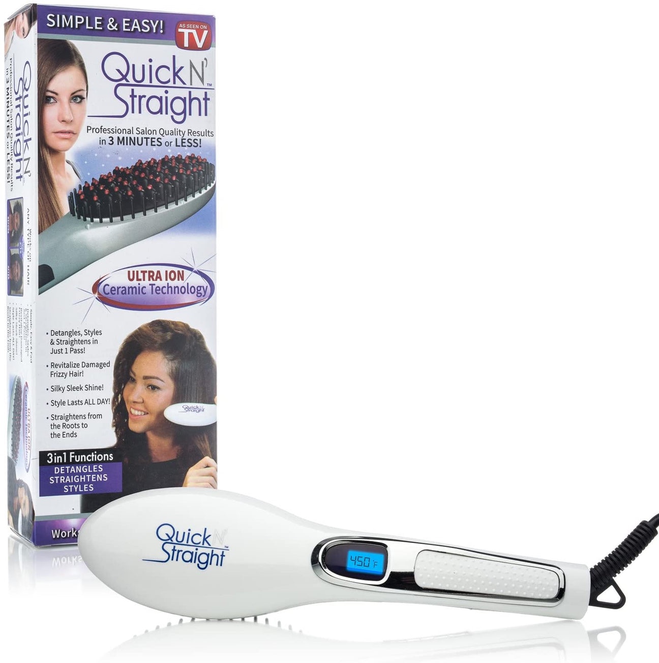 Brandnew quick and straight salon hair brush image indicator(8)
