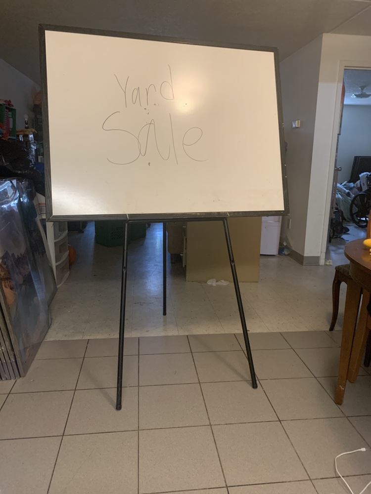 Large easel with white board