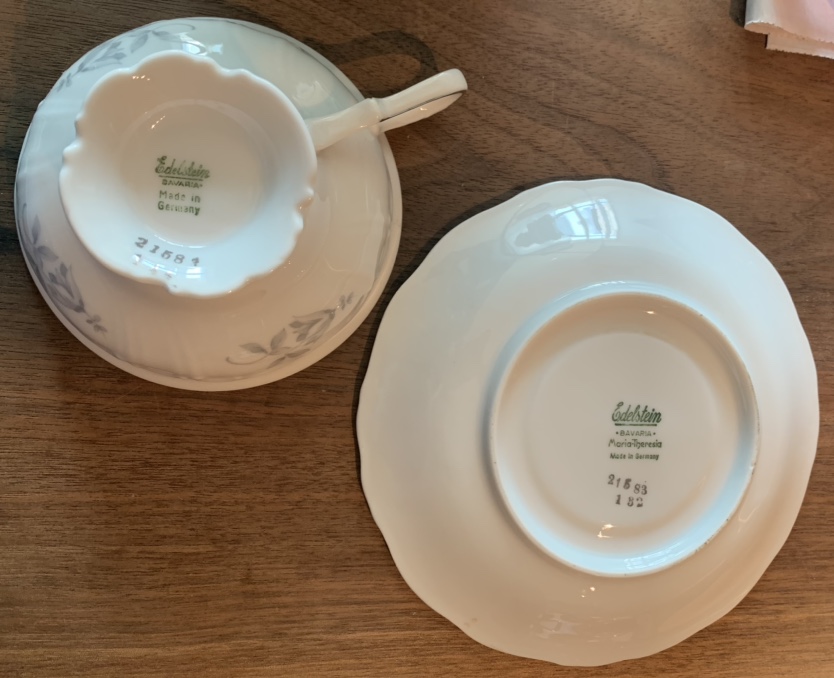 Vintage Edelstein Maria Theresa Tea cup/Saucer image indicator(3)