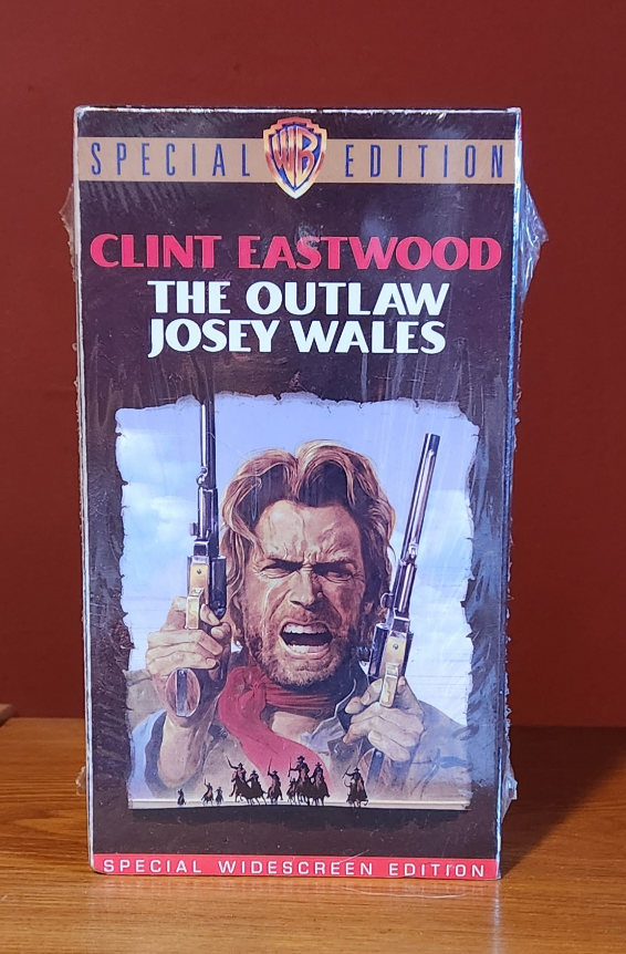 The Outlaw Josey Wales Letterbox VHS New, Sealed