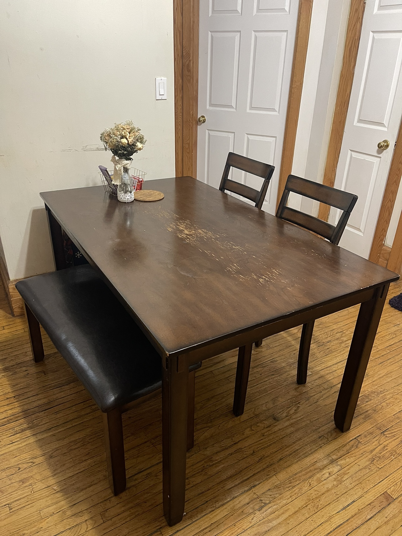 Wooden Dining Table Set - photo 2