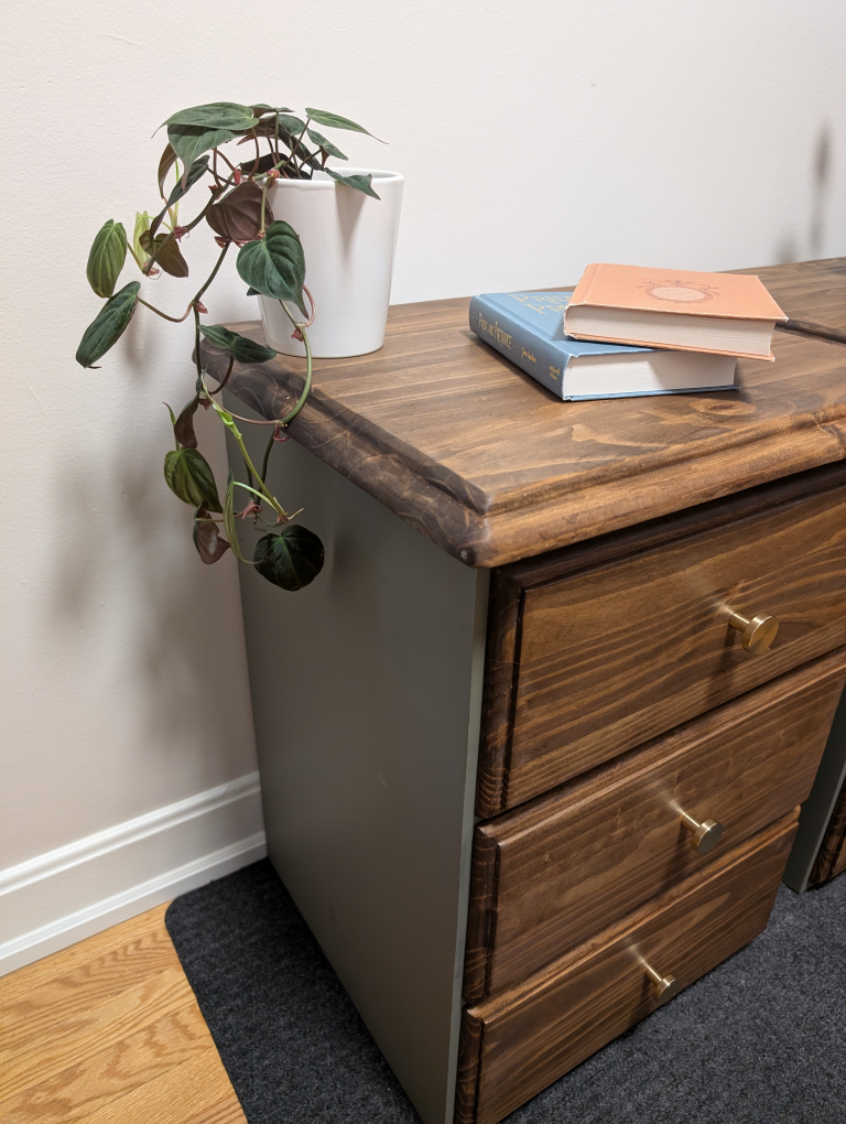 Refinished Solid Wood nightstands - photo 2