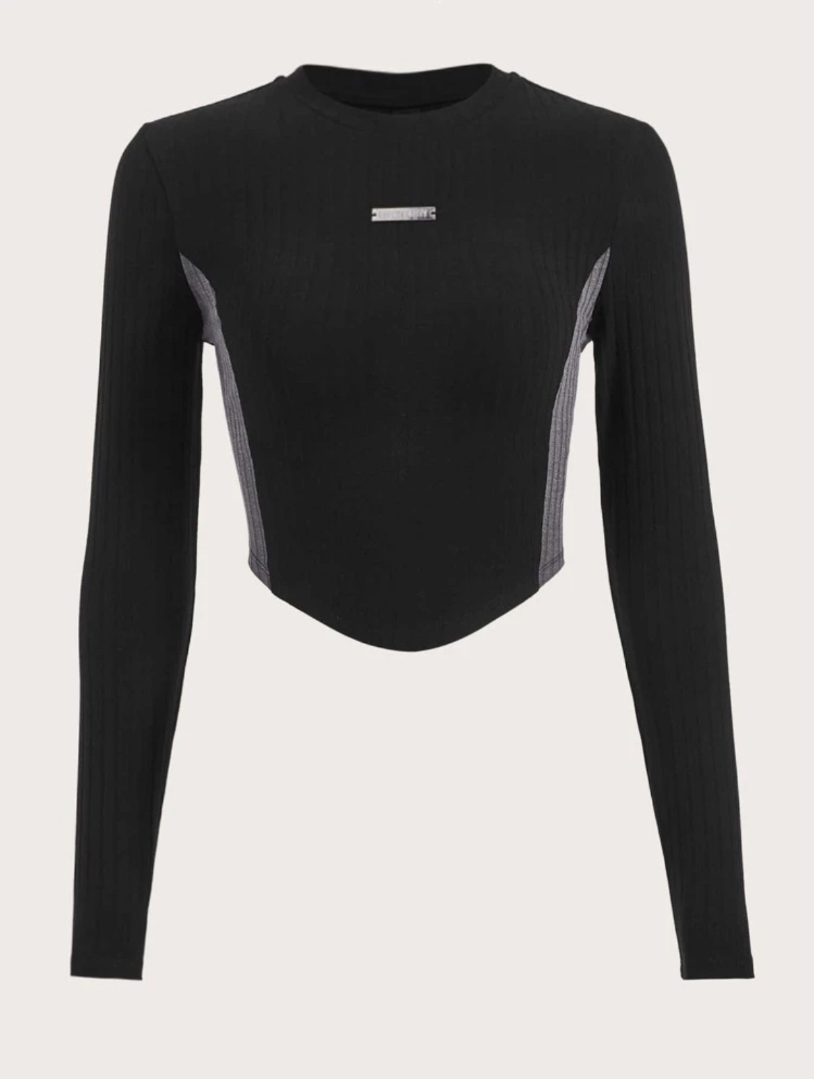 y2k ribbed shirt