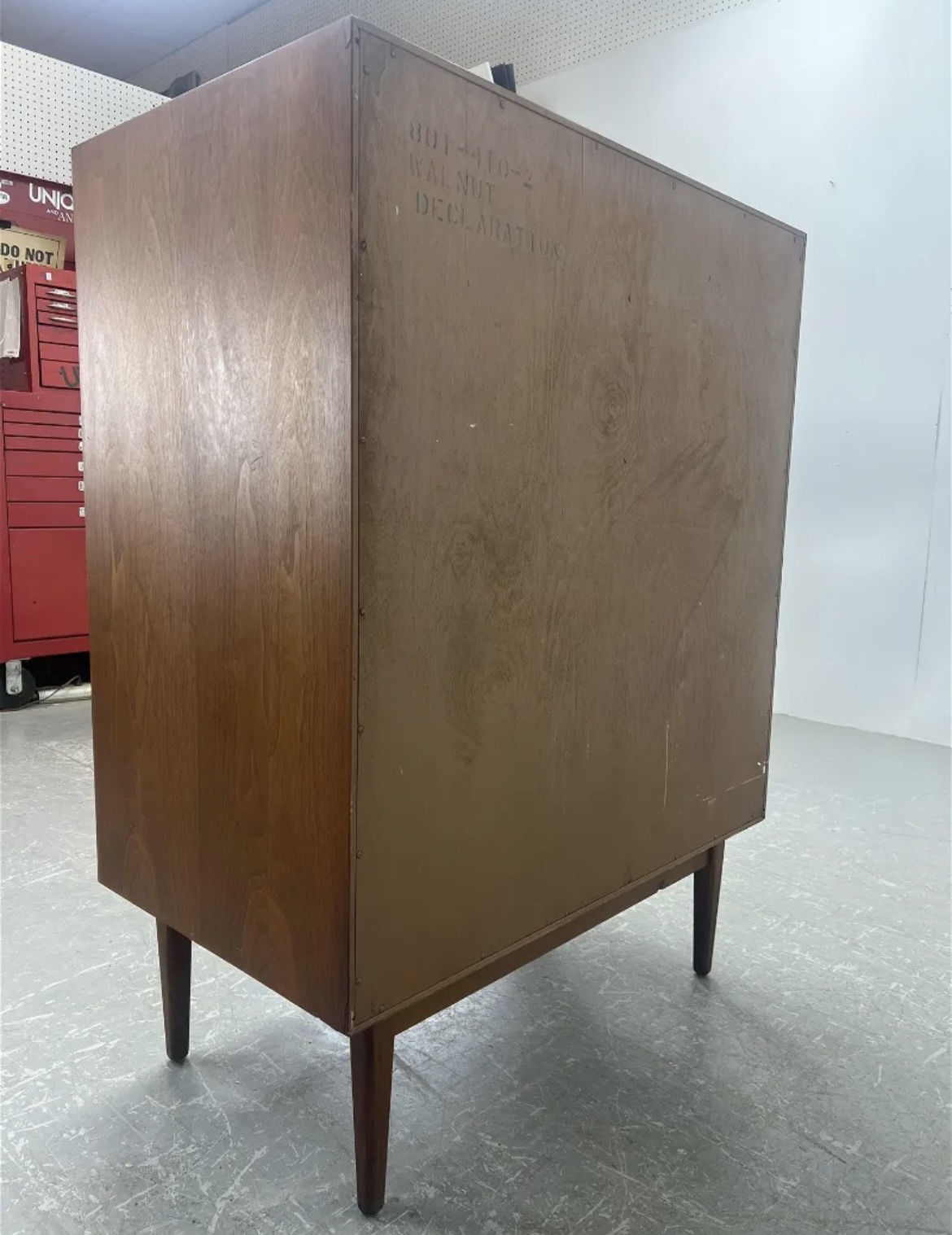 Drexel Kipp Stewart Tall Chest Dresser with white knobs - photo 4