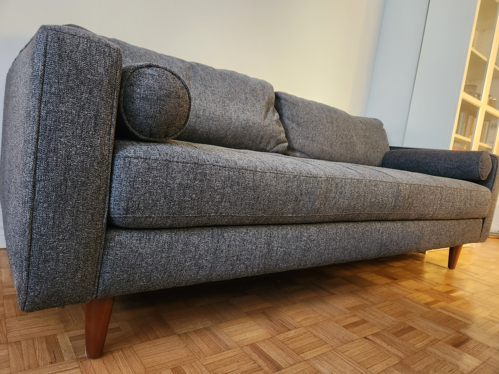 Large Gray Couch - must go by Thursday night! thumbnail