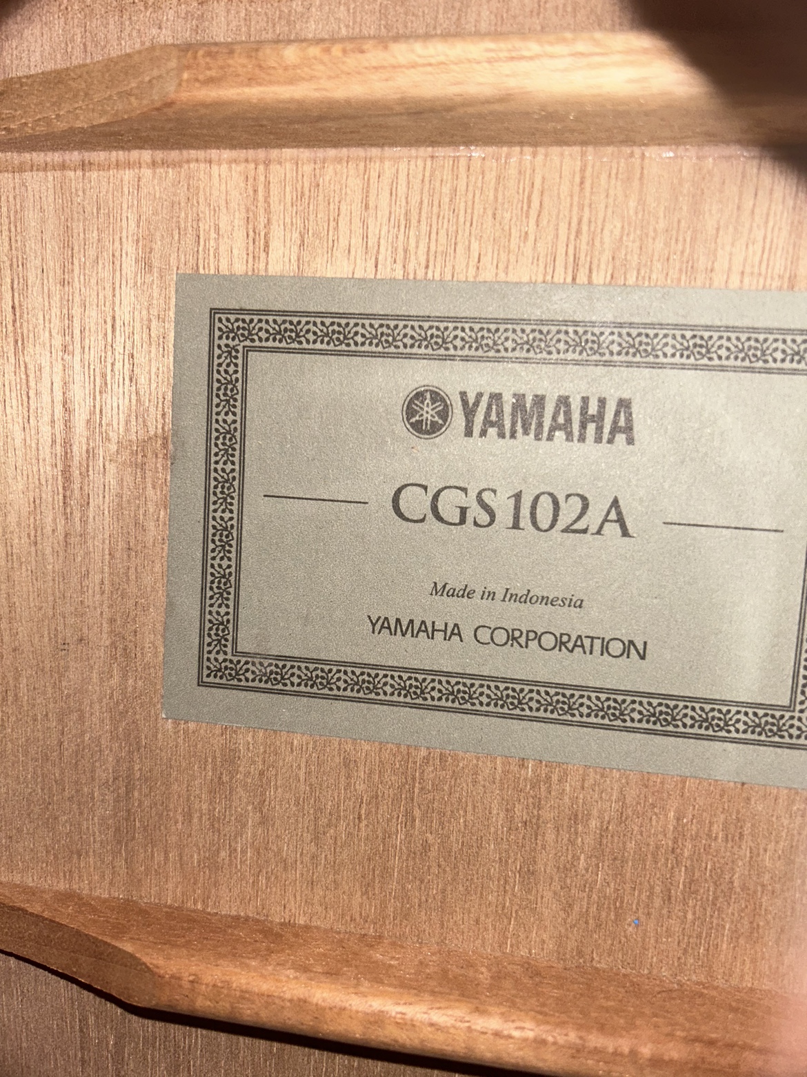 Yahama CGS102A half sized guitar - photo 2