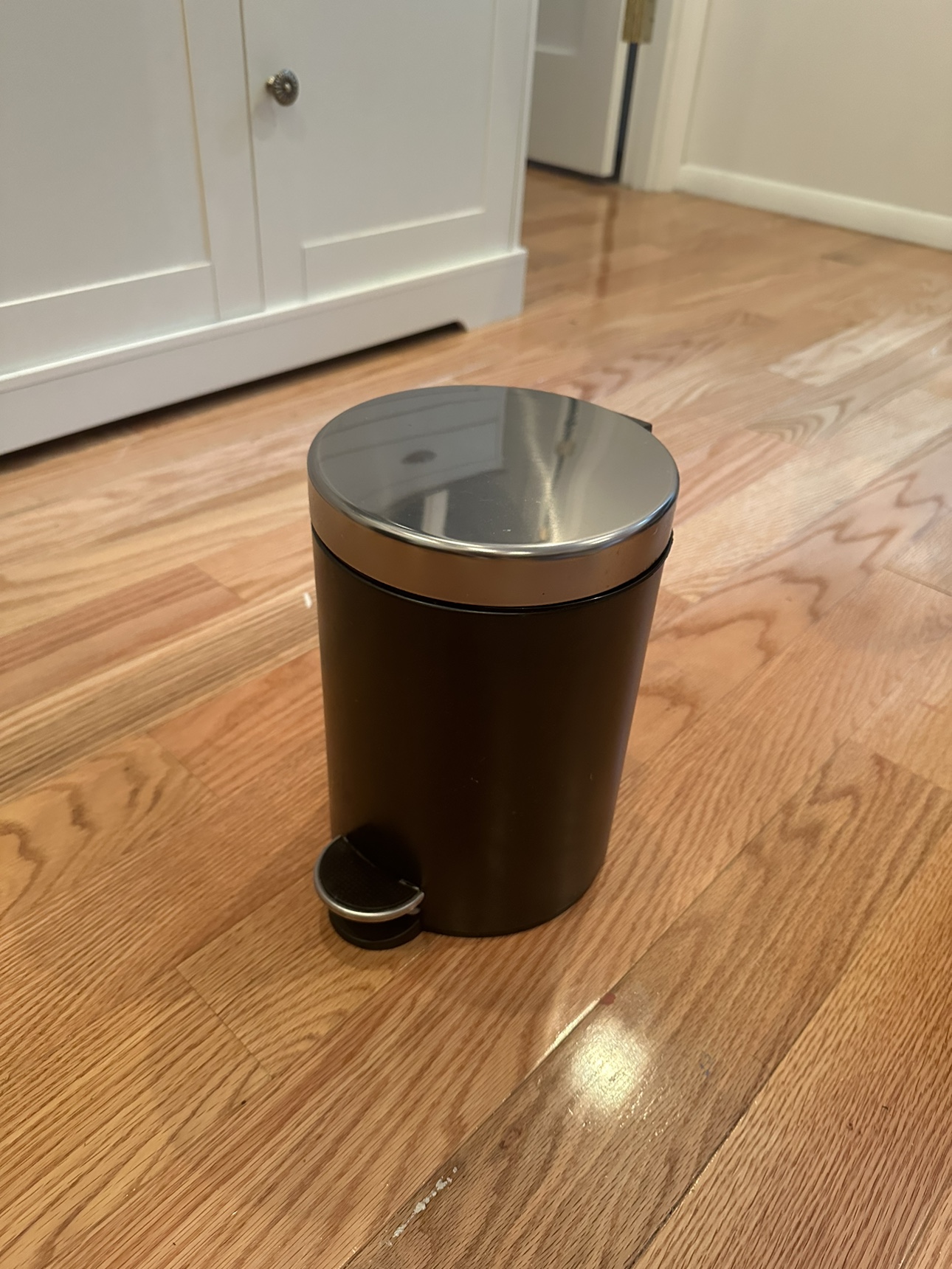 Trash can, dark gray, 1 gallon - photo 4