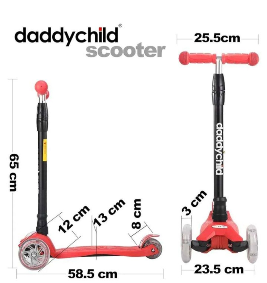 Scooters for Kids 3 Wheel Kick Scooter Daddychild