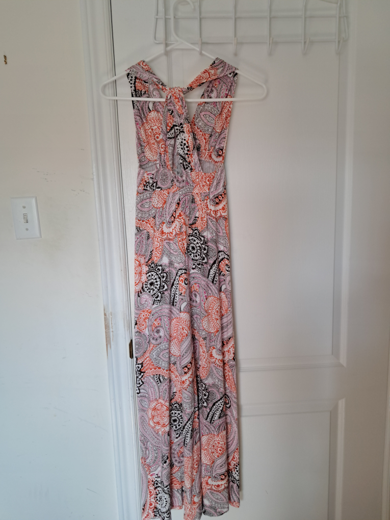 Sexy back long summer dress image indicator(2)