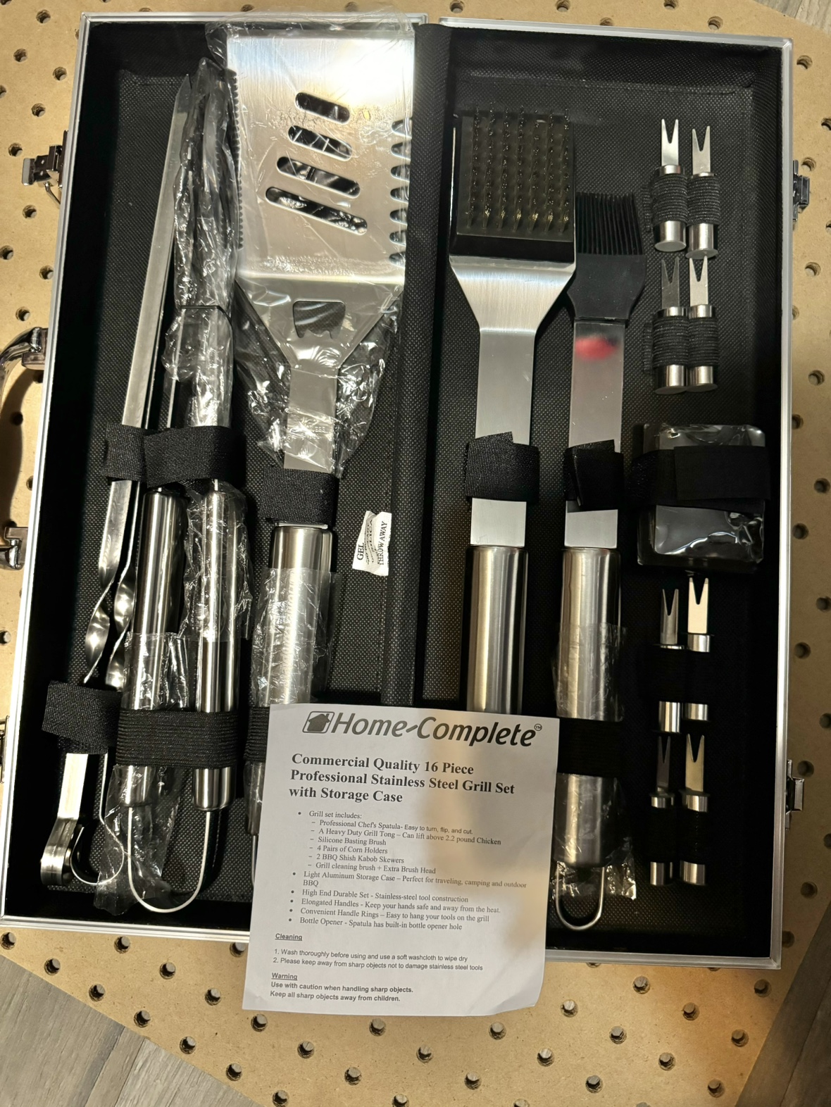 HOME COMPLETE BBQ Grill Set Tools - photo 2