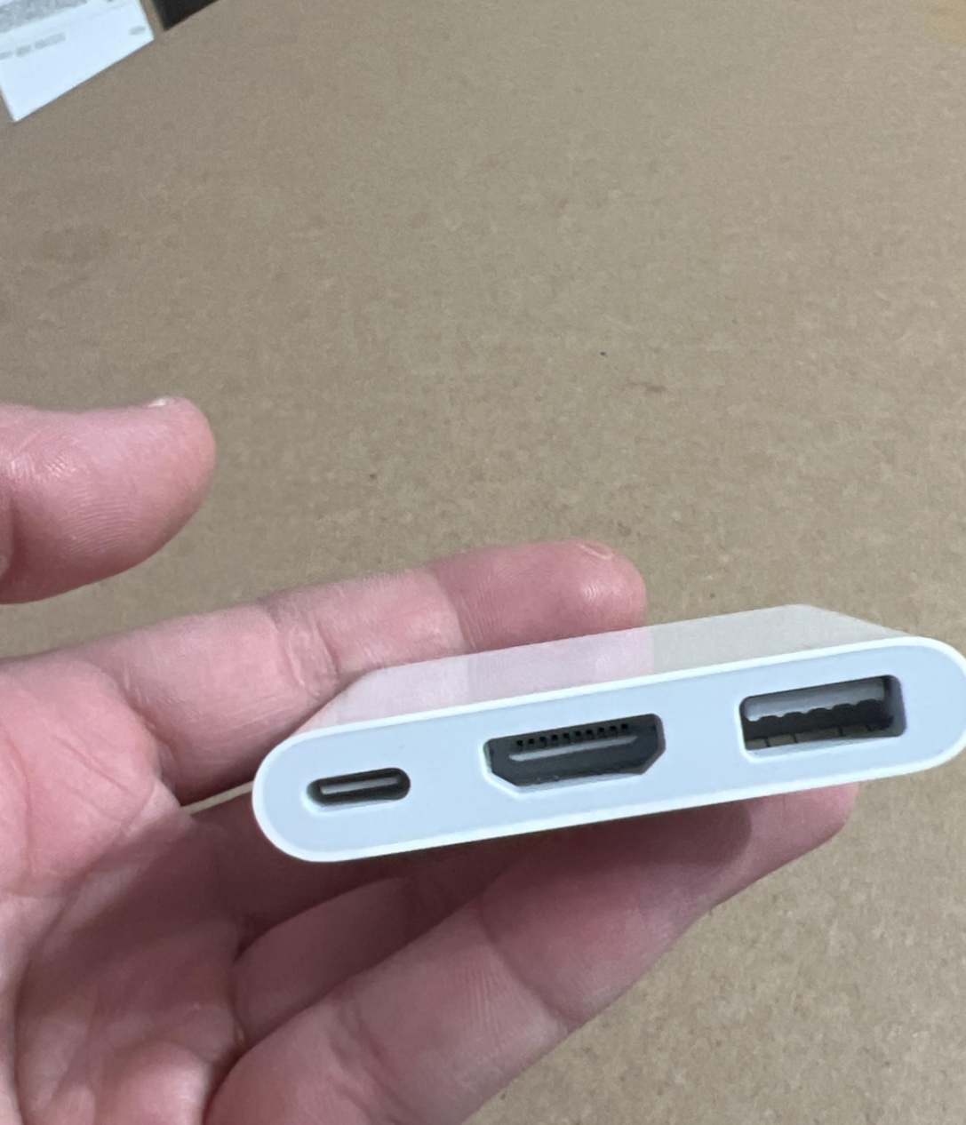 Apple - USB Type-C Digital AV Multiport Adapter - White - photo 2